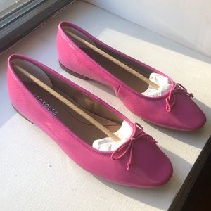 NWT Aerosole Pink Patent Ballet Flats